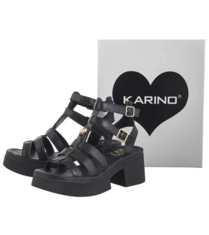 Karino Czarne 5457/076-P (KN21-a) shoes