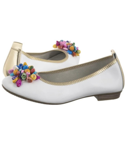 Filippo Białe DP6159/25 WH (FO155-a) ballerinas