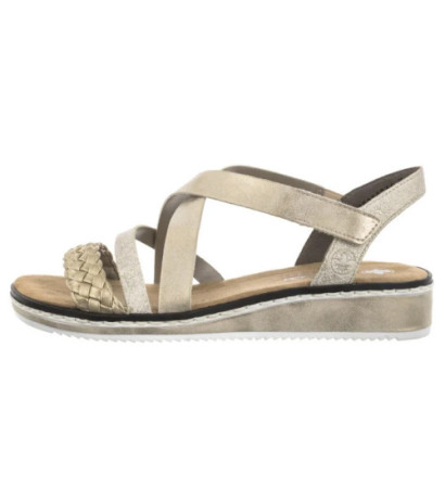 Rieker Złote V3663-90 Gold (RI253-a) shoes