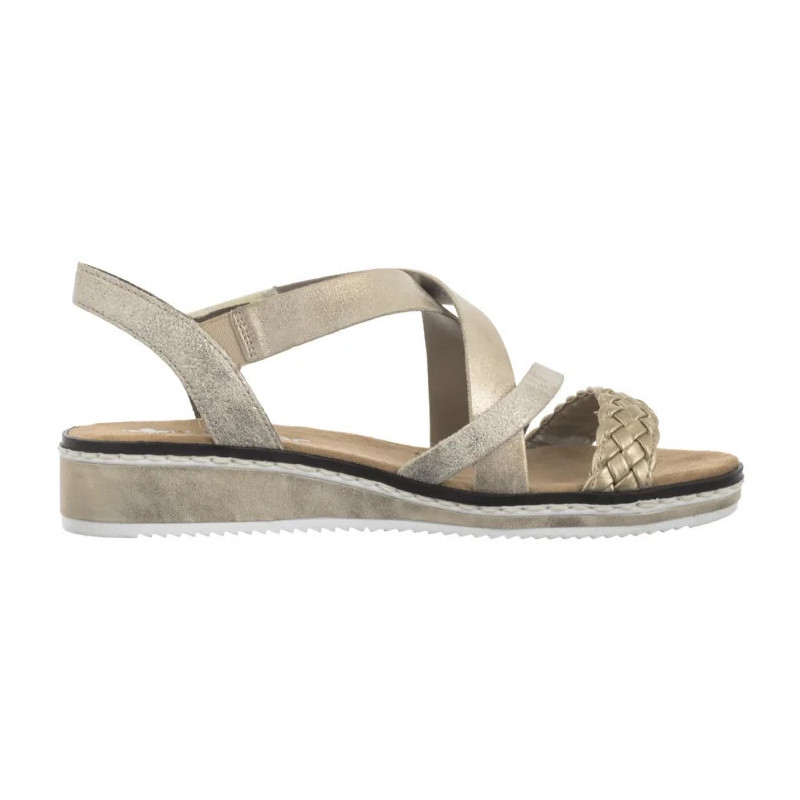 Rieker Złote V3663-90 Gold (RI253-a) shoes