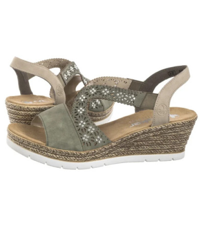 Rieker Zielone 61916-52 Green (RI255-a) shoes