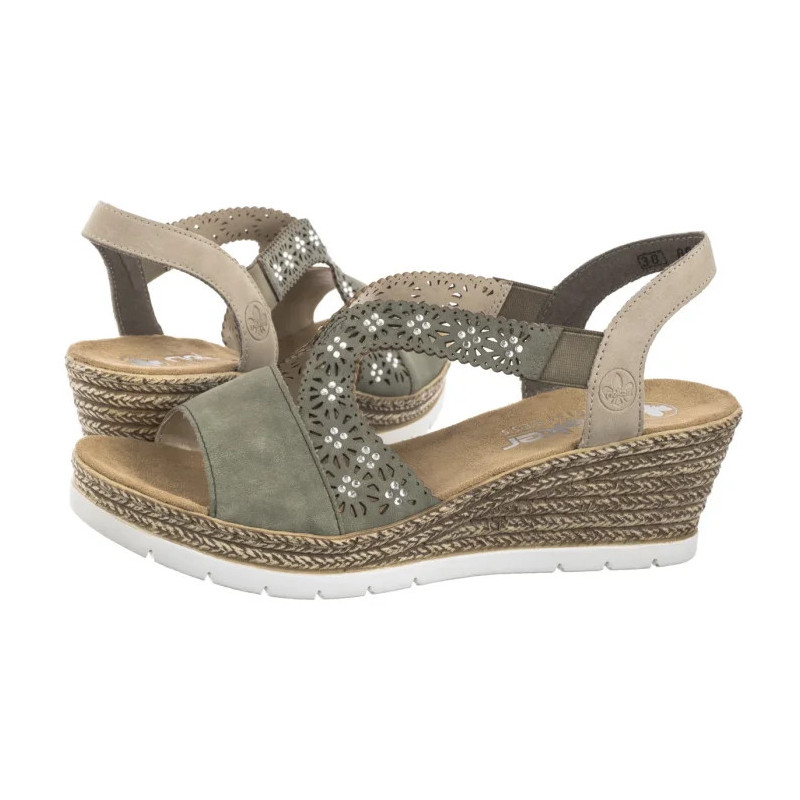 Rieker Zielone 61916-52 Green (RI255-a) shoes