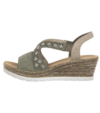 Rieker Zielone 61916-52 Green (RI255-a) kurpes