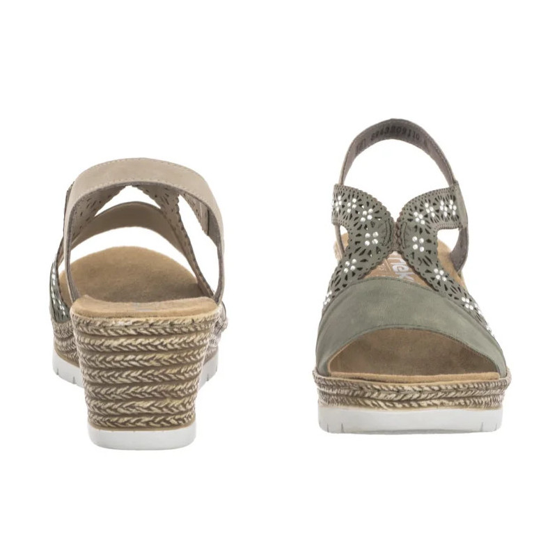 Rieker Zielone 61916-52 Green (RI255-a) kurpes