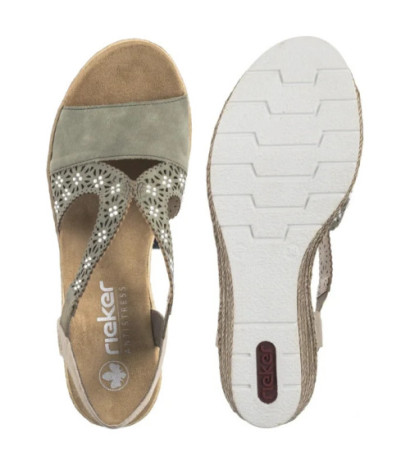 Rieker Zielone 61916-52 Green (RI255-a) shoes