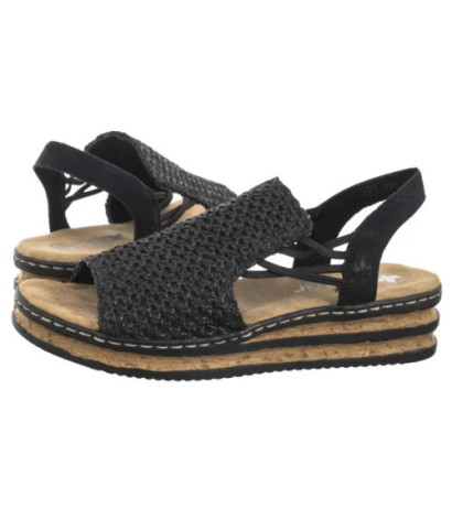 Rieker Czarne 62941-00 Black  (RI258-a) kingad