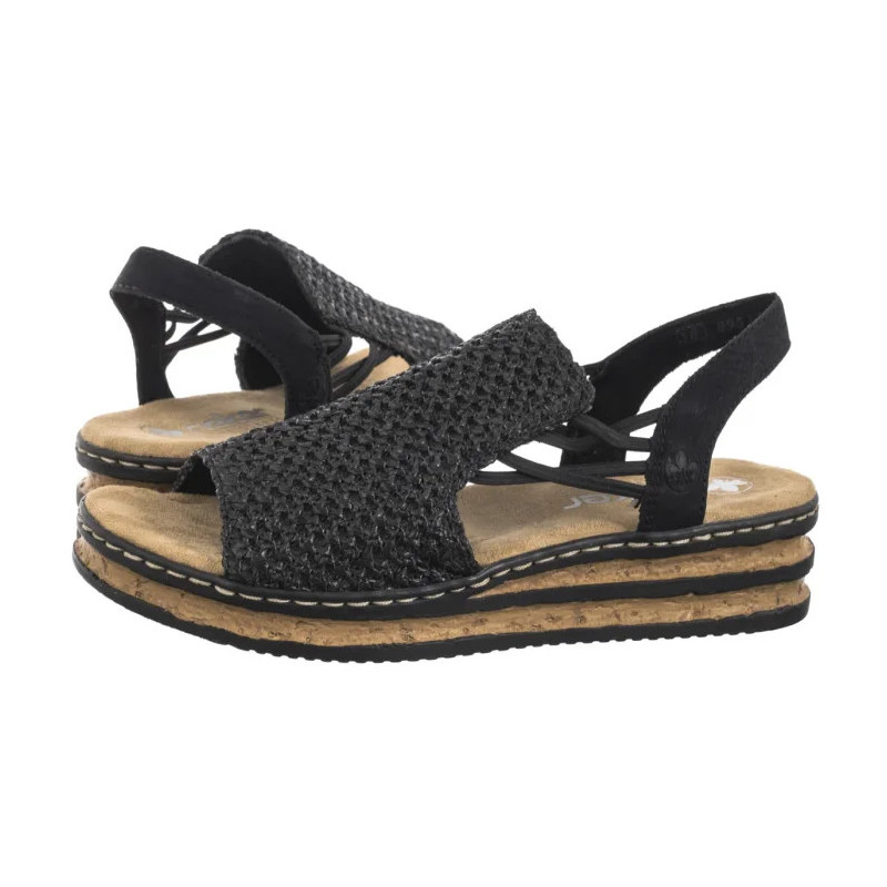 Rieker Czarne 62941-00 Black  (RI258-a) batai