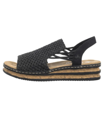 Rieker Czarne 62941-00 Black  (RI258-a) shoes