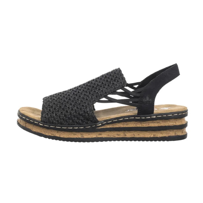 Rieker Czarne 62941-00 Black  (RI258-a) batai