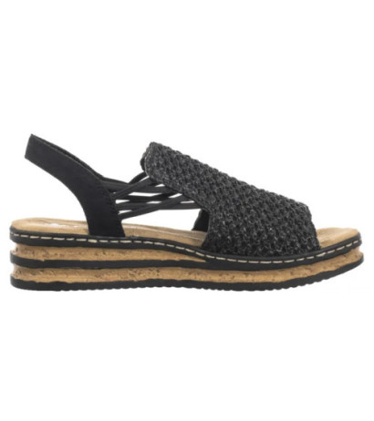 Rieker Czarne 62941-00 Black  (RI258-a) batai