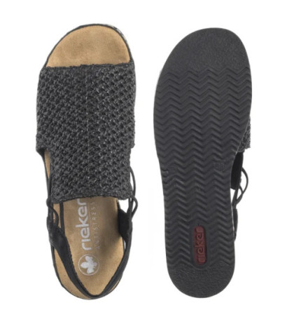 Rieker Czarne 62941-00 Black  (RI258-a) kurpes