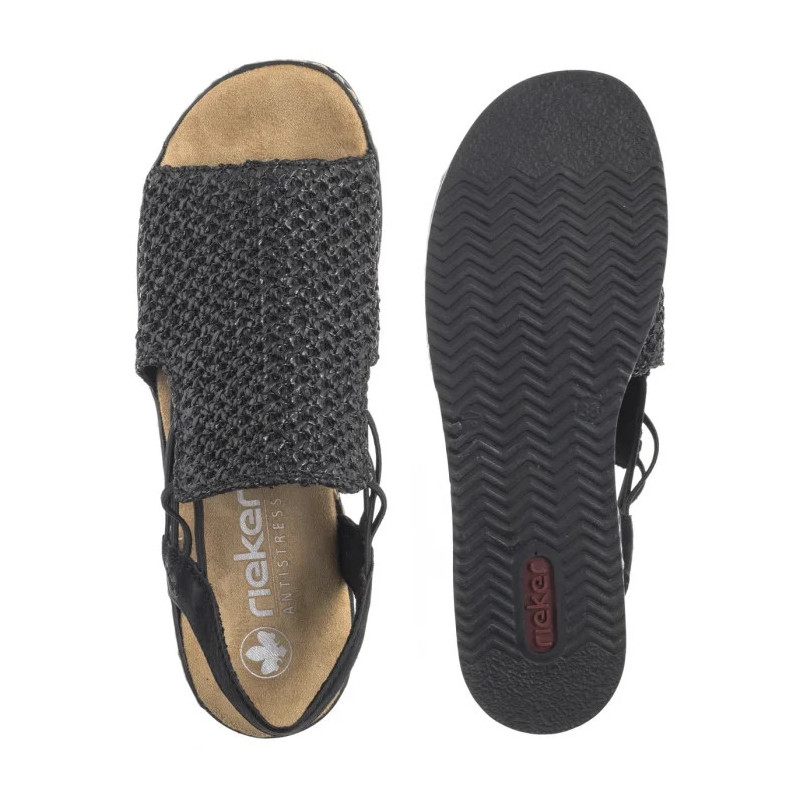Rieker Czarne 62941-00 Black  (RI258-a) batai