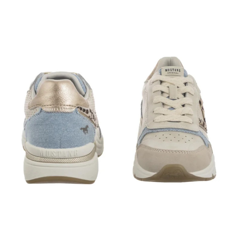 Mustang Beżowe 1512-302-488 (MU581-b) sporta apavi