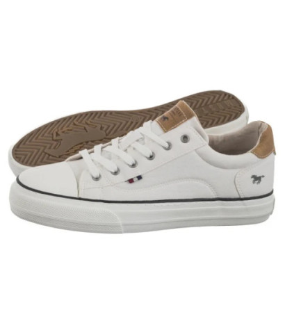 Mustang Białe 1272-307-1 (MU582-b) shoes