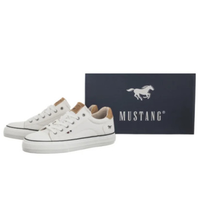Mustang Białe 1272-307-1 (MU582-b) shoes