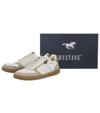 Mustang Białe 1511-301-203 (MU586-a) shoes