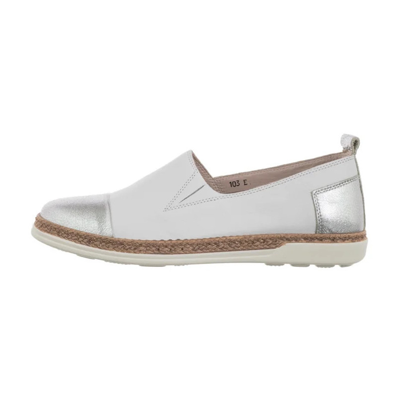 Venezia Białe M001LEWSOBM089 (VE837-a) kurpes