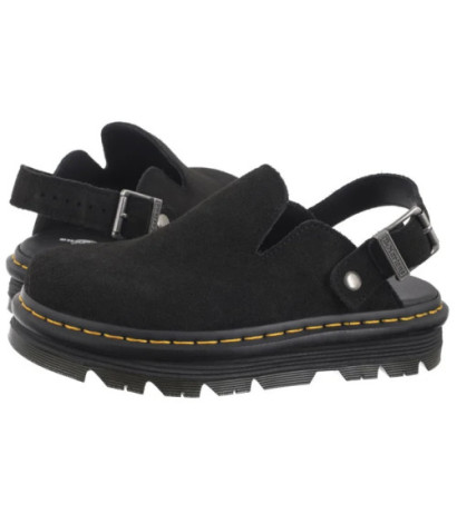Dr. Martens ZebZag Mule Eh Suede Black 31657001 (DR104-a) Sieviešu apavi/Flip Flops