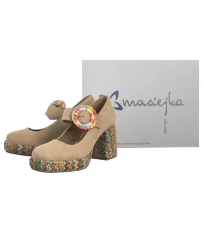 Maciejka Beżowe 06839-04/00-1 (MA1337-a) kurpes