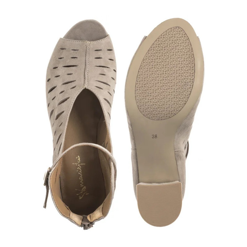 Maciejka Beżowe 06893-10/00-1 (MA1336-b) kurpes