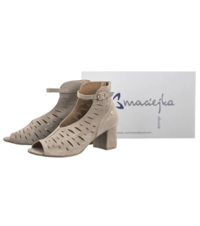 Maciejka Beżowe 06893-10/00-1 (MA1336-b) kurpes