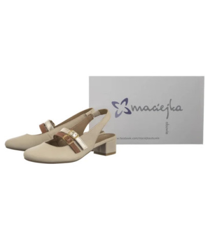 Maciejka Beżowe 06898-04/00-1 (MA1339-a) kurpes