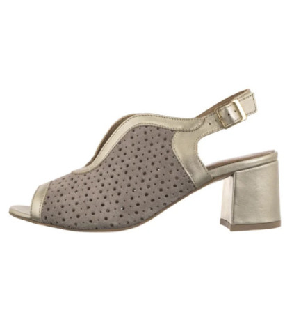 Maciejka Beżowe+Złote 06920-04/00-1 (MA1340-a) shoes