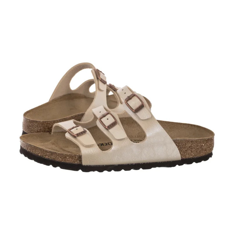 Birkenstock Florida Bs Graceful Pearl White 1029818 (BK299-b) Naiste kingad/klappide klapid