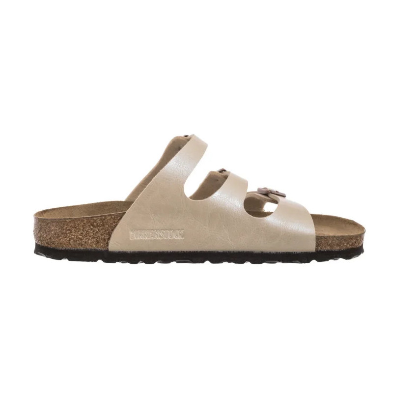 Birkenstock Florida Bs Graceful Pearl White 1029818 (BK299-b) Moteriški batai/šlepetės