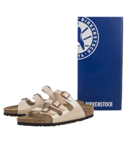 Birkenstock Florida Bs Graceful Pearl White 1029818 (BK299-b) Sieviešu apavi/Flip Flops