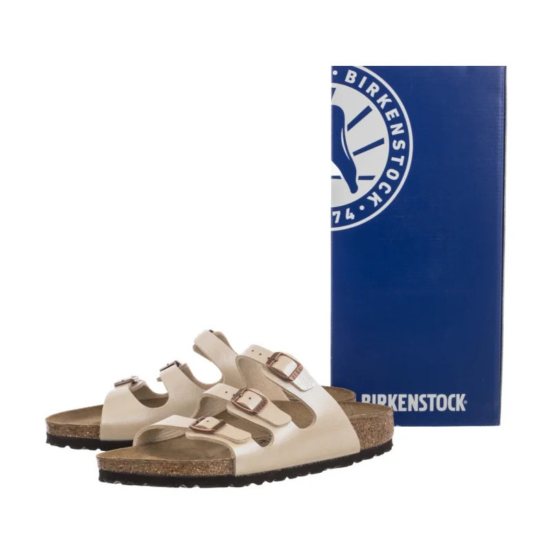 Birkenstock Florida Bs Graceful Pearl White 1029818 (BK299-b) Naiste kingad/klappide klapid