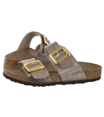 Birkenstock Sydney Cushion Buckle Graceful Taupe 1029372 (BK301-b) Women's Shoes/Flip Flops