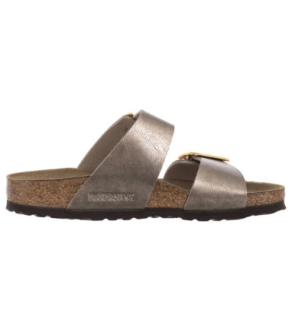 Birkenstock Sydney Cushion Buckle Graceful Taupe 1029372 (BK301-b) Women's Shoes/Flip Flops