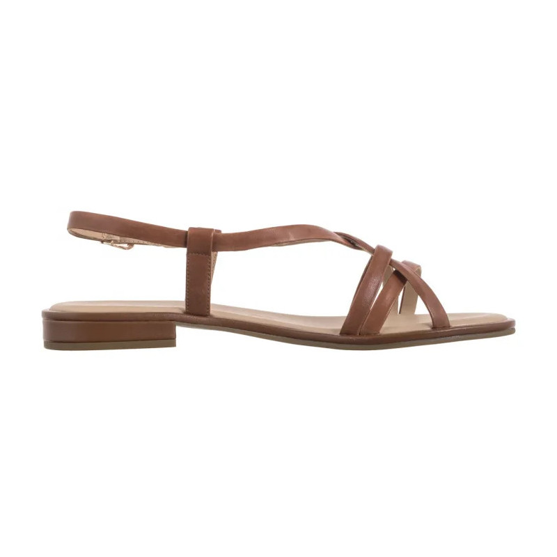 Caprice Brązowe 9-28100-44 303 Cognac Nappa (CP438-b) sandalai