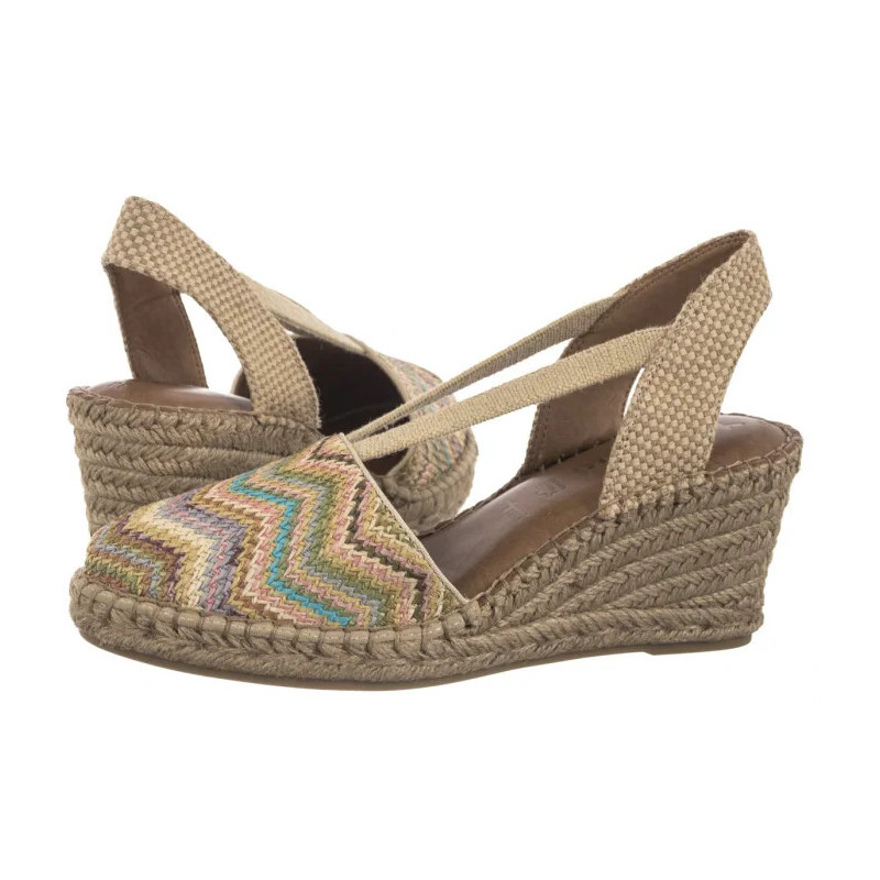 Tamaris Beżowe 1-29603-44 902 Milticolor (TM532-a) kurpes