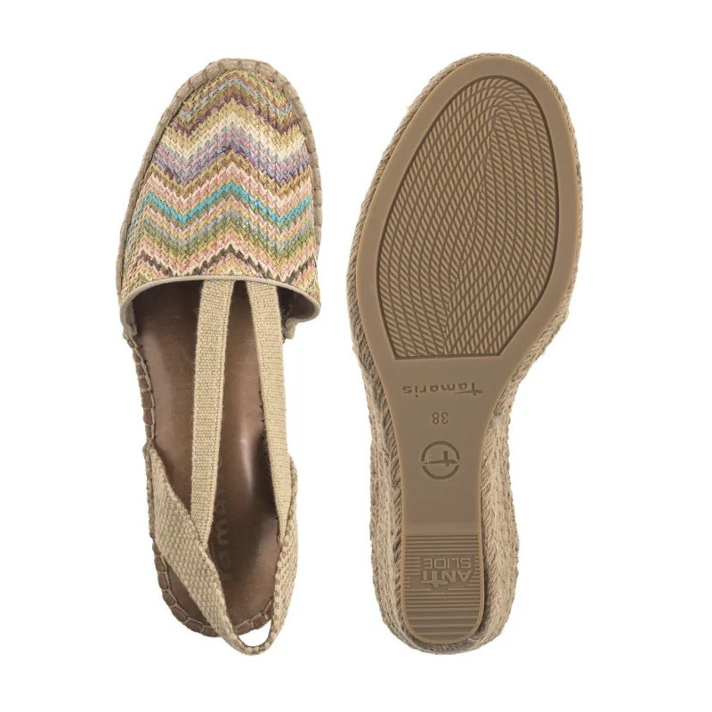 Tamaris Beżowe 1-29603-44 902 Milticolor (TM532-a) kurpes