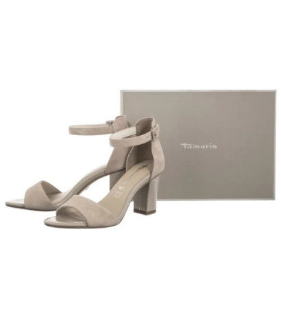 Tamaris Szare 1-28326-42 201 Grey Suede (TM534-a) kurpes