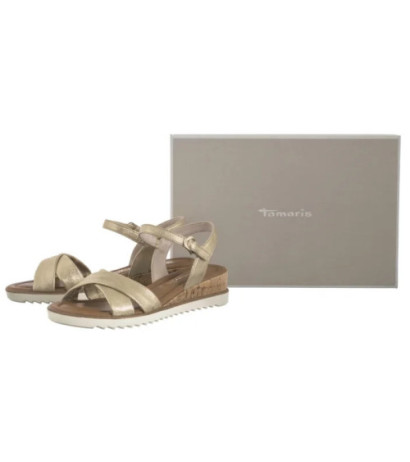 Tamaris Złote 1-28106-42 933 Light Gold (TM535-a) kurpes