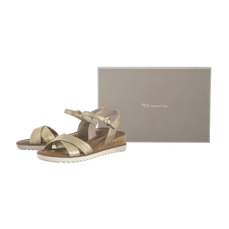 Tamaris Złote 1-28106-42 933 Light Gold (TM535-a) kurpes