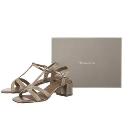 Tamaris Złote 1-28244-44 900 Bronce (TM536-a) shoes