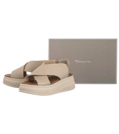 Tamaris Beżowe 1-28303-44 418 Ivory (TM538-a) shoes