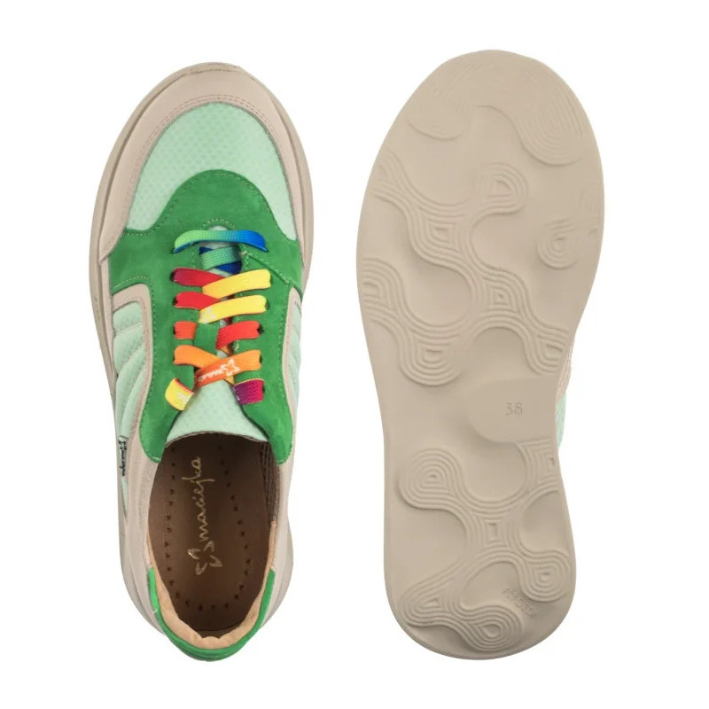 Maciejka Zielone+Beż 06873-09/00-7 (MA1341-a) shoes