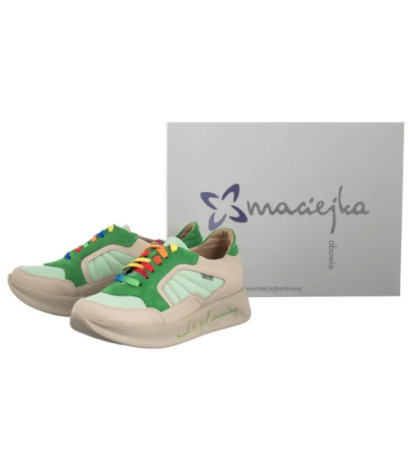 Maciejka Zielone+Beż 06873-09/00-7 (MA1341-a) shoes