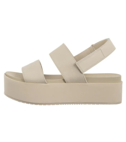 Calvin Klein Flatform Sandal Sling In Triple Turtle Dove YW0YW01788 AEO (CK652-a) kingad