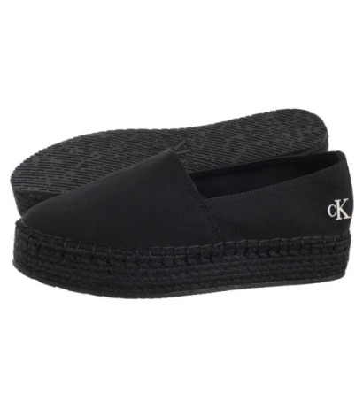 Calvin Klein Flatform Espadrille Mg/Hdw Triple Black YW0YW01737 0GJ (CK656-a) bateliai