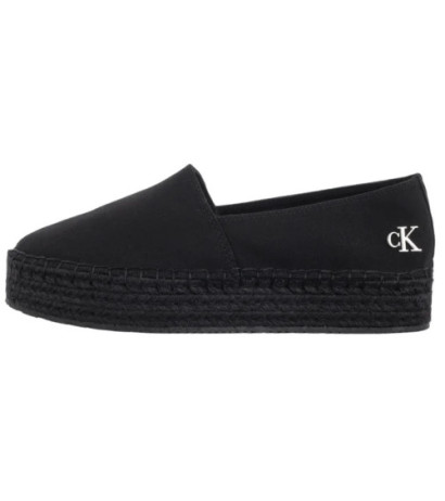 Calvin Klein Flatform Espadrille Mg/Hdw Triple Black YW0YW01737 0GJ (CK656-a) sneakers
