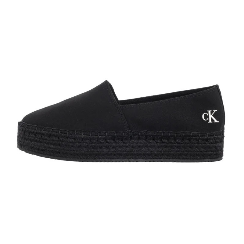 Calvin Klein Flatform Espadrille Mg/Hdw Triple Black YW0YW01737 0GJ (CK656-a) bateliai