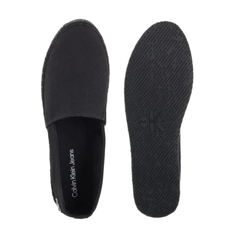 Calvin Klein Flatform Espadrille Mg/Hdw Triple Black YW0YW01737 0GJ (CK656-a) bateliai