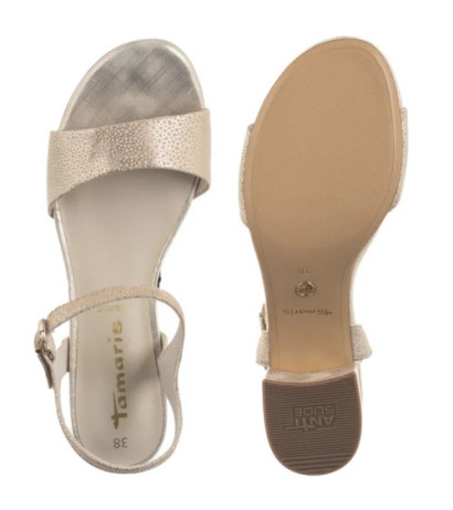 Tamaris Złote 1-28250-42 968 Lt Gold Struct (TM540-a) shoes