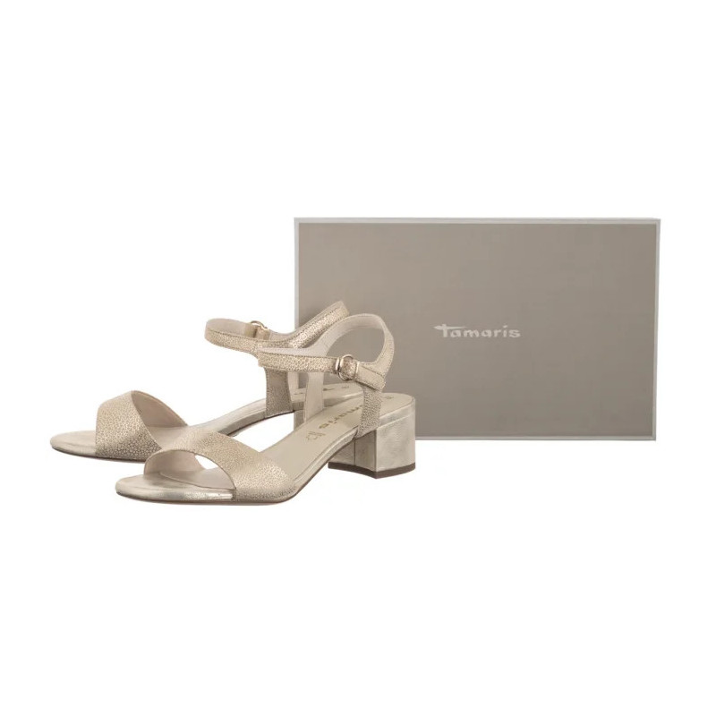 Tamaris Złote 1-28250-42 968 Lt Gold Struct (TM540-a) kurpes